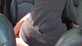 Hot Sex in the Back Seat of the Car and Husband Driving - Part 2