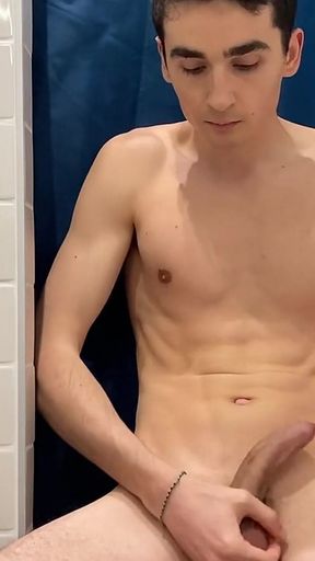 Dutch American Teen Boy Wanking at Boarding College