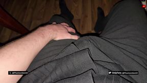 PhantomGentX - Muscular Daddy Jerks His Thick Hairy Cock After Work