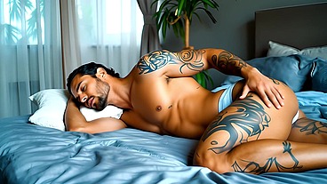 Tatted Man Fun Part 1 - AI generated