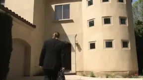 Fetish girl in latex banged in the kitchen