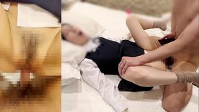 【素人】「パパの赤ちゃん欲しい&hellip_！」制服姿の義娘と、お義父さんの家庭内セックス！ラブラブ中出しおねだり（アクメ有り！）