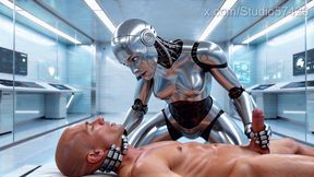 Drained By An AI 4 - Giant Femdom Robot