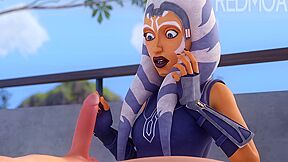 3d Hentai, Anime Hentai And Ahsoka Tano In Star Wars Jedi Training Blowjob (animation With Sound)