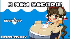 Milk Bouncer Cute Hentai game Giant boobs breast expansion