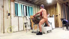 Pup & Tank Plow Bare All Over A Construction Web Site - American Nail - Tank Joey