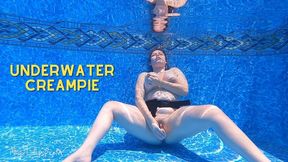Underwater Creampie WMV - Horny MILF Lacey Royce Fucks and Fills Her Pussy Hard While Holding Her Breath Underwater in a Pool Only Surfacing for Air While She Gives You Close UPS of Her Spread Pussy Lips With a Cum Cloud Coming Out Into the Water