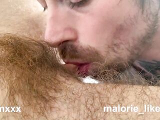 Malorie Loves licking Eddy's ftm vagina