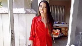 Loud Neighbor Apologizes With Pussy
