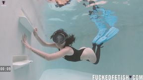 hd Cute Mermaid Underwater Pool Fins Masturbation Mask