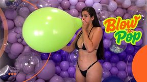Lily B2P Old Balloons for Fun: A Sensual Popping Adventure
