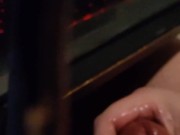 Small dick busts a slow-motion nut, 6 ropes! SIX SHOOTER!!!
