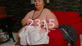 Maja meets Karola Part 173 - Karola shows her Black and White Polka dot Dress - Alternate Version (Clip No 2315 - mp4 version)