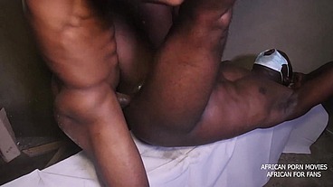 Bisexual threesome at the construction site during the visit of the boss and his friends with Formens from African porn Movies and the big cocks. part 3 intermediate