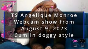 ts angelique monroe - webcam show from august 9, 2023