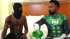 EdwardJames Hakunabad And Q Spit Roast Masked Superhero Simon Bazz