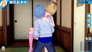 コイカツサンシャイン藍羽浅葱とテニスウェアSEX♡Koikatsu!Asagi Aiba with SEX (3D Hentai)