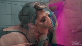 Bored Trans Inmate Kalli Chokes Roman Todds Huge Cock Till He Explodes Raw