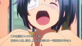 Romantic Chuunibyou Anime Couple Share Intense Passionate Moments