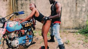 Sexy Petite Biker Vera Seduces Bollocks BBC to Fuck on Motorcycle Tour