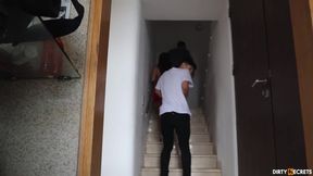 I Fuck 2 Strangers Who Want To Buy My House, They Double Penetrate Me With Squirt And My Husband