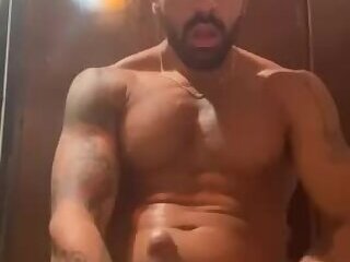 Argentine man masturbates