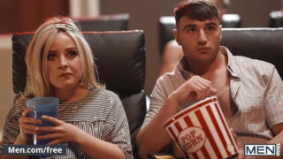 Pompino, eiaculazione, senza preservativo, scopata – Dante Colle, Michael Boston e Troye Dean con un grosso cazzo tatuato che scopano anali