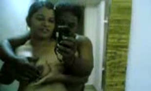 Busty chubby Indian wife all naked flashing big tits