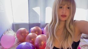 Balloon Popping Marathon | Long Nails, Feet & Pin