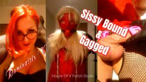 (preview) Gagged & Ankle-Tied: Sissy's Clumsy Walk in My Hotel Room