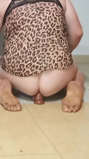 My Skirt and the Wind Is Blowing and Waving the Fabric Between My Wet Pussy and, Full of Fluids, I'm Playing Like Crazy