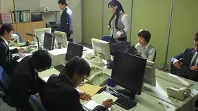 Sayuki Kanna Deepthroats Boss in Kitchen After Steamy Office Affair