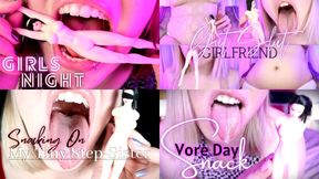 Clue’s Classics: Giantess VS Tiny Woman Vore Compilation - HD - 4 In 1 Clip, Over 50 Minutes Of VORE, Giantess, Tiny Woman, Belly Fetish, Topless