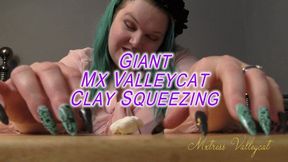 Giant Mx Valleycat Clay Squeezing