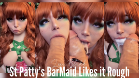 St Patty&#039;s Barmaid Likes It Rough