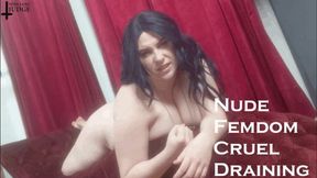 Nude Femdom Cruel Draining SD