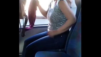 STRANGER ON THE BUS SHOWS ME TITS AND EATS MY COCK