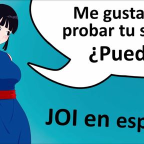 Spanish JOI, Dragon ball hentai, cum 2 times.