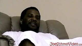 Big cocked black amateur masturbates solo on camera