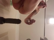 black in my crack shower seen