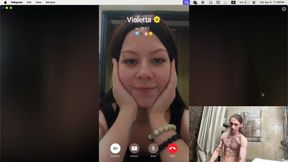 Webcam Model Makes Him Cums Twice via Private Call!