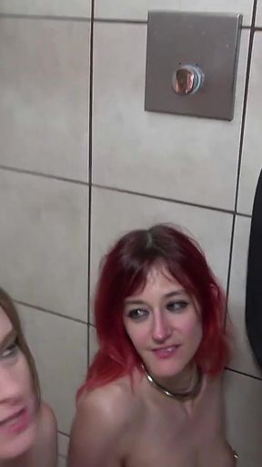Gangbang Cum Play Pee Toilet Challenge Piss