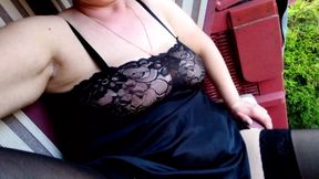 Sexy frivolous in a beach chair 1