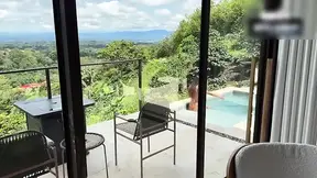 Colombian Cutie Gets Fucked by Stepbrother After Sunbathing