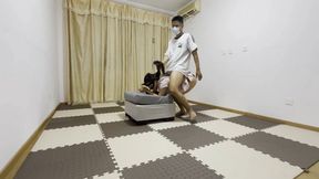 Riding a busty nurse crawling almost ejaculating and she can directly platform support the rider #AS069