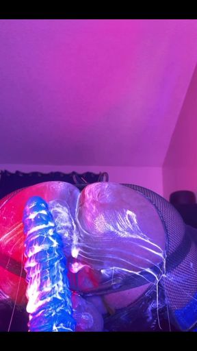Gaping My Hole with Topped Toys Fantasy Dildo