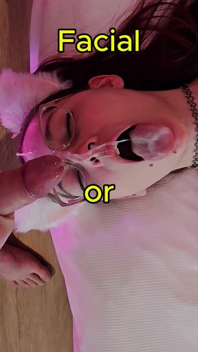 Facial or Sucking Every Drop Out? Redhead POV Blowjob