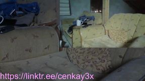 Daddy Bear Masturbates with a Cigarette in His Mouth and Cums