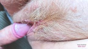 Cheating mature MILF takes tiny cock in her hungry, hairy twat