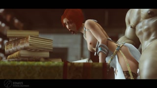 Leliana submits to Iron Bull's cock